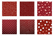 valentine digital papers, an Illustration by CreationArt (Thumbnail 3 of 5)