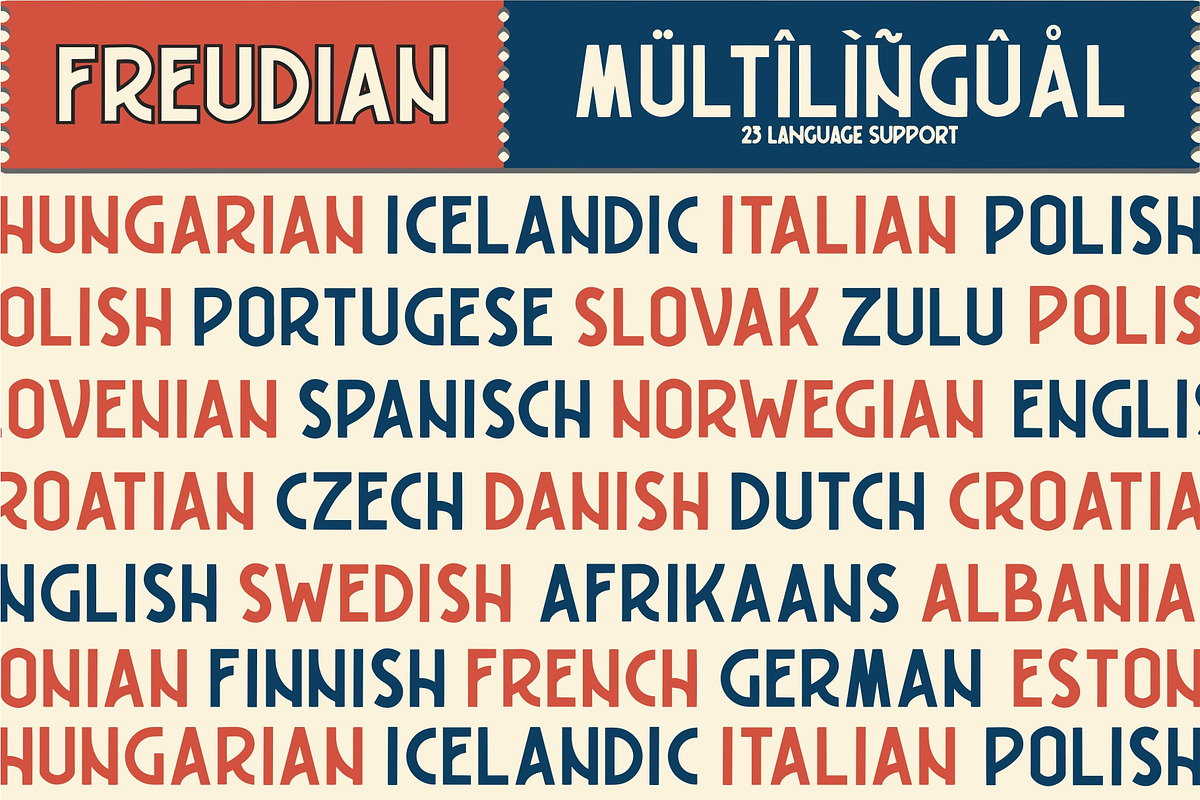 Freudian Typeface, a Sans Serif Font by Garisman Std (Photo 7 of 8)