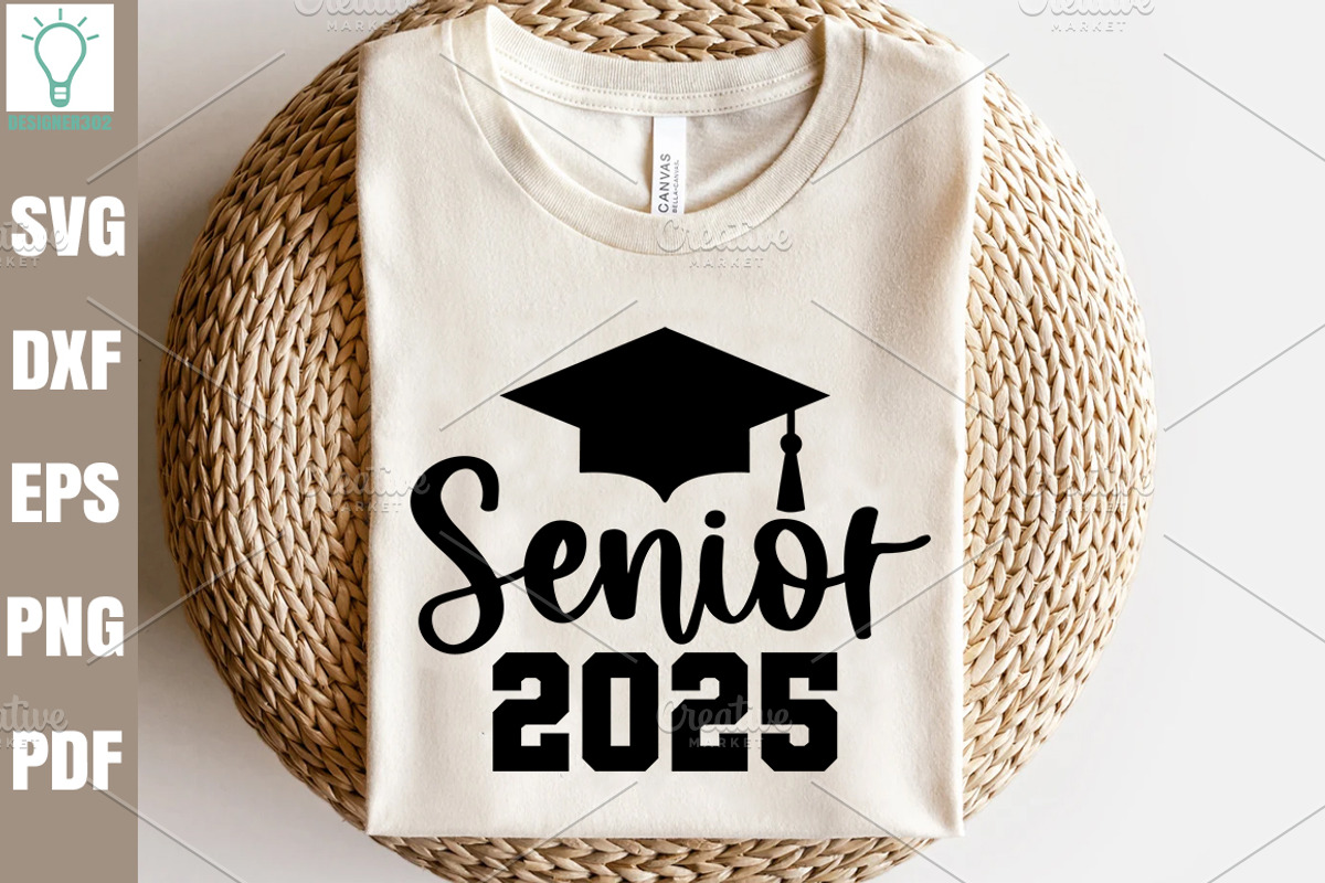 Graduation 2025 SVG Bundle,Senior 25, a Graphic by Designer302 (Photo 10 of 11)