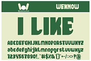One Thousand font, a Font by weknow (Thumbnail 3 of 9)