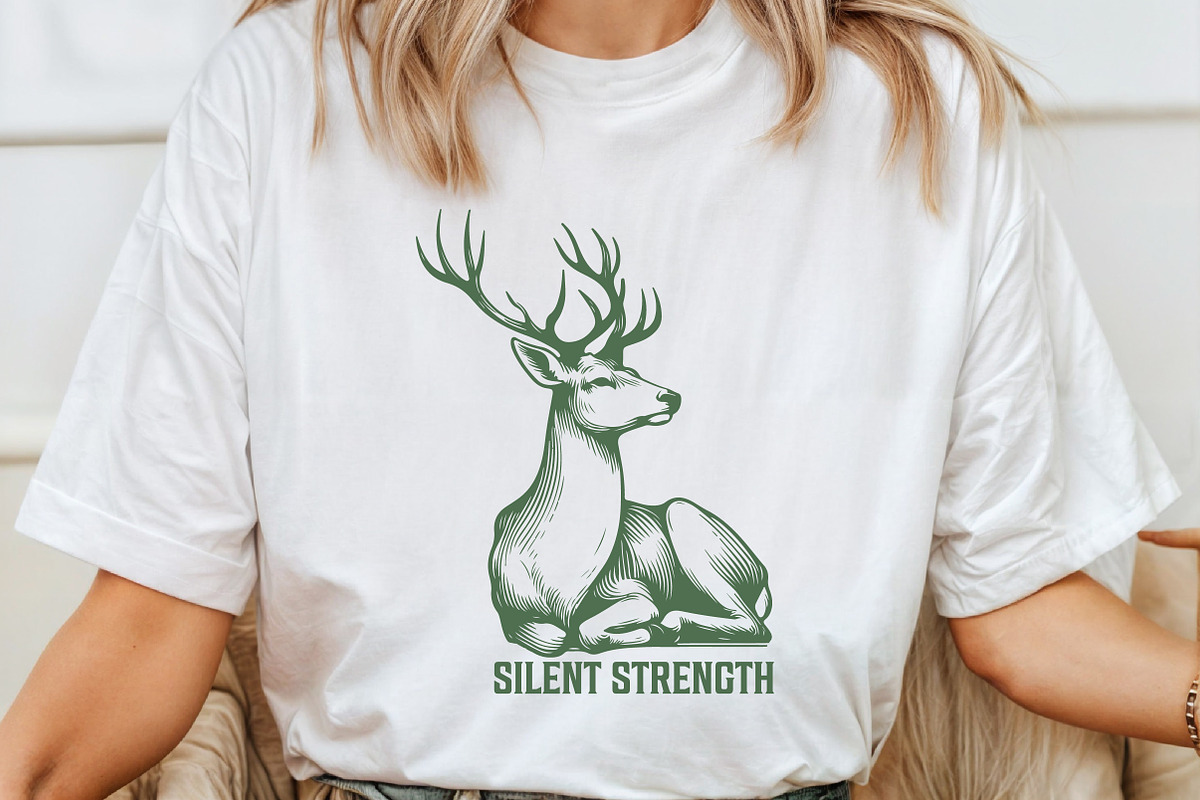 Elegant Deer Logo Illustration, an Illustration by Pixels.Craft (Photo 5 of 7)