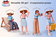 Summer 3D Kit – Objects & Character, an Object 3D Model by KetrinDesigner (Thumbnail 6 of 13)
