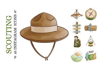 SCOUTING - 16 Instagram icons