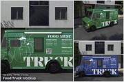Food Truck Mockup, an Advertising Mockup by Unerispace (Thumbnail 1 of 5)