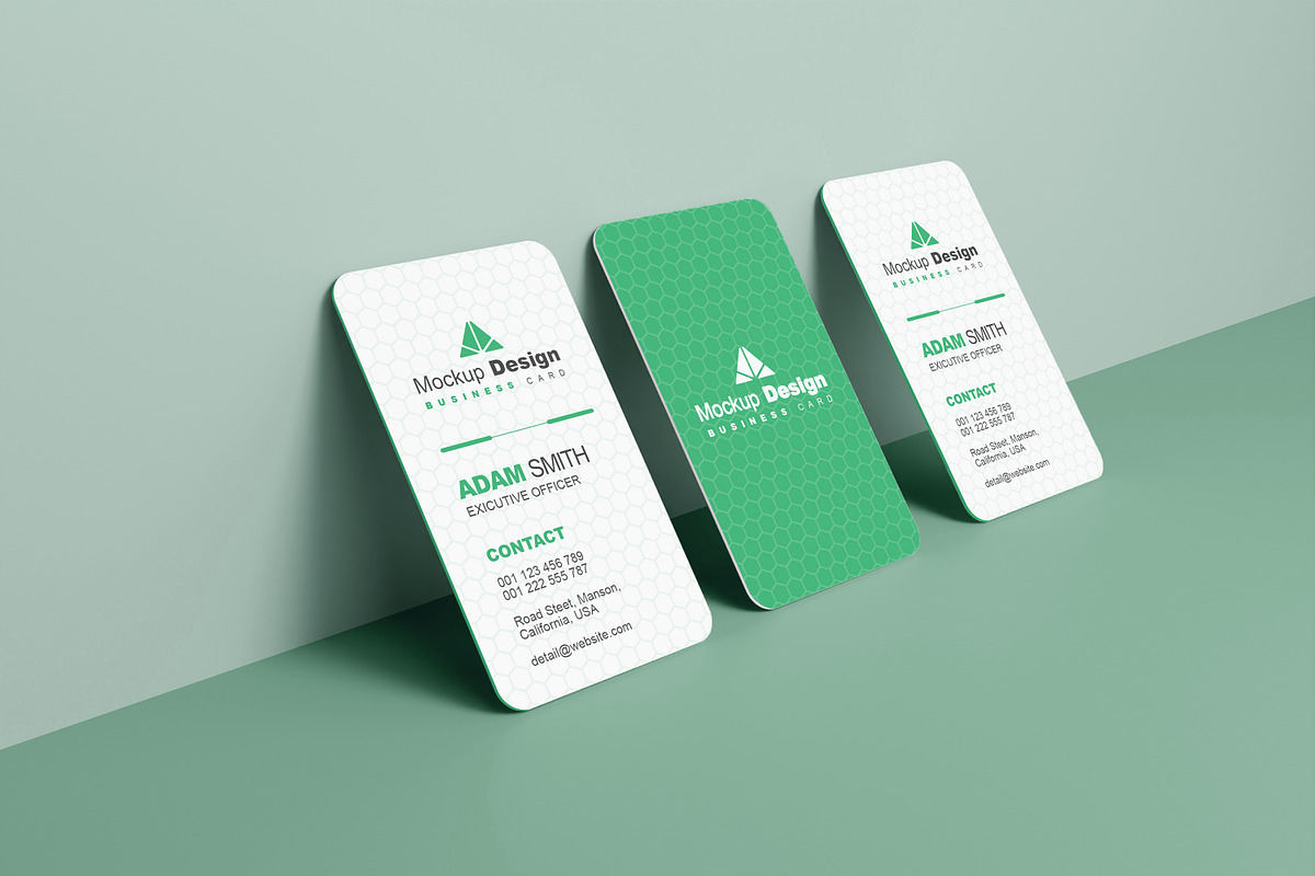 Round Vertical Business Card Mockupu, an Advertising Mockup by alimran24 (Photo 11 of 13)