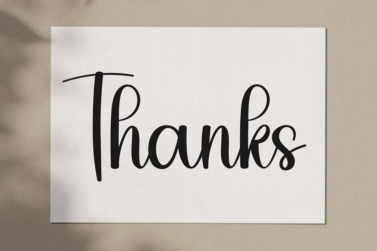 Embroidery Machine, a Handwritten Font by FreshTypeINK (Photo 7 of 7)