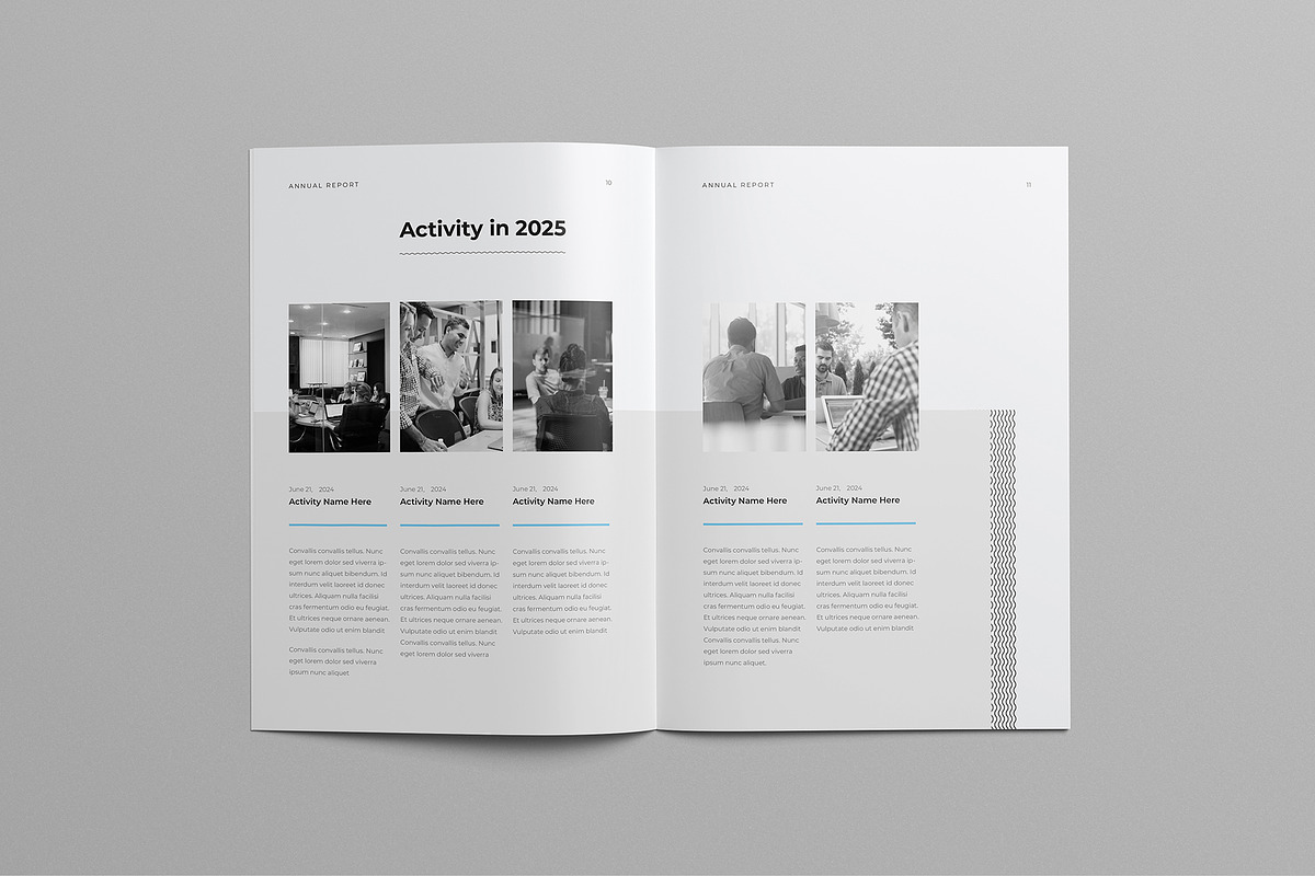 Annual Report | Canva & InDesign, a Brochure Template by HiveArts (Photo 6 of 9)