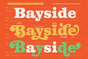 Carolinade - Retro 70s Font, a Font by Spencer & Sons Co. (Thumbnail 2 of 10)
