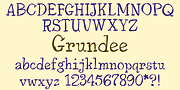 Grundee, a Handwritten Font by Ingrimayne Type (Thumbnail 2 of 5)