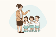 Guiding Hands Illustration, an Object Graphic by Jump Studio (Thumbnail 10 of 12)