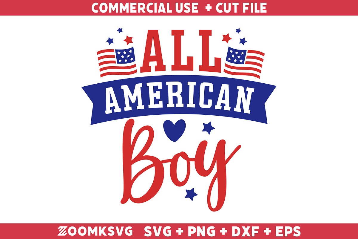 American SVG Bundle, USA SVG Bundle, an Illustration by ZoomkSVG (Photo 6 of 39)