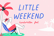 Little weekend | Handwritten font, a Handwritten Font by JuliaVolkova (Thumbnail 1 of 7)