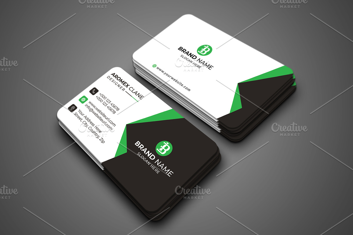 Corporate Business card Template, a Business Card Template by saifulbranding (Photo 3 of 4)