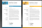 5 color Resume  & Cover, a Resume Template by sz81 (Thumbnail 3 of 5)