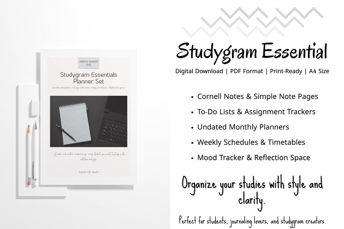 Studygram Essentials Planner Set