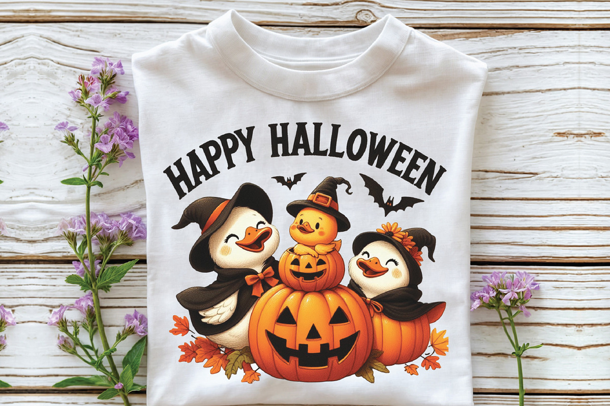 Happy Halloween Boo Spooky Goose PNG, an Illustration by CraftArtStudio (Photo 3 of 4)