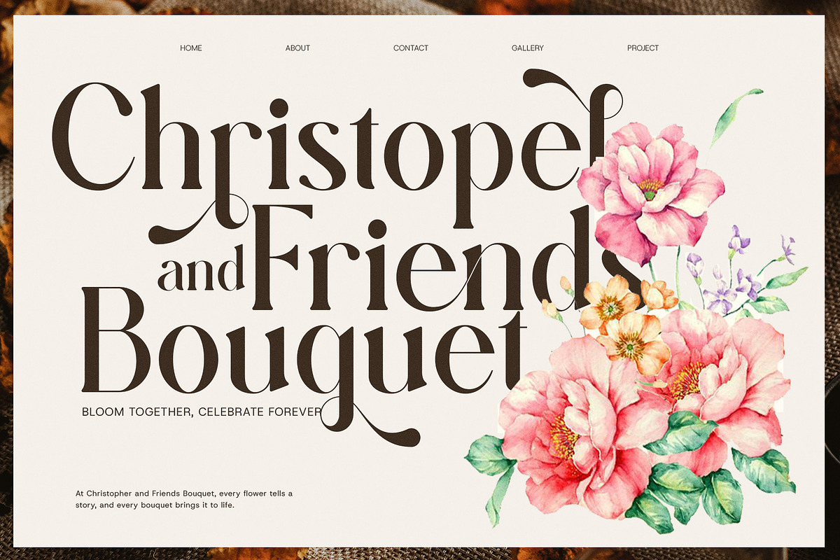 Figken Elegant Serif Font, a Serif Font by Graphicxell (Photo 4 of 8)