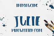 JULIE, a Sans Serif Font by Stefanie.pfann (Thumbnail 1 of 13)