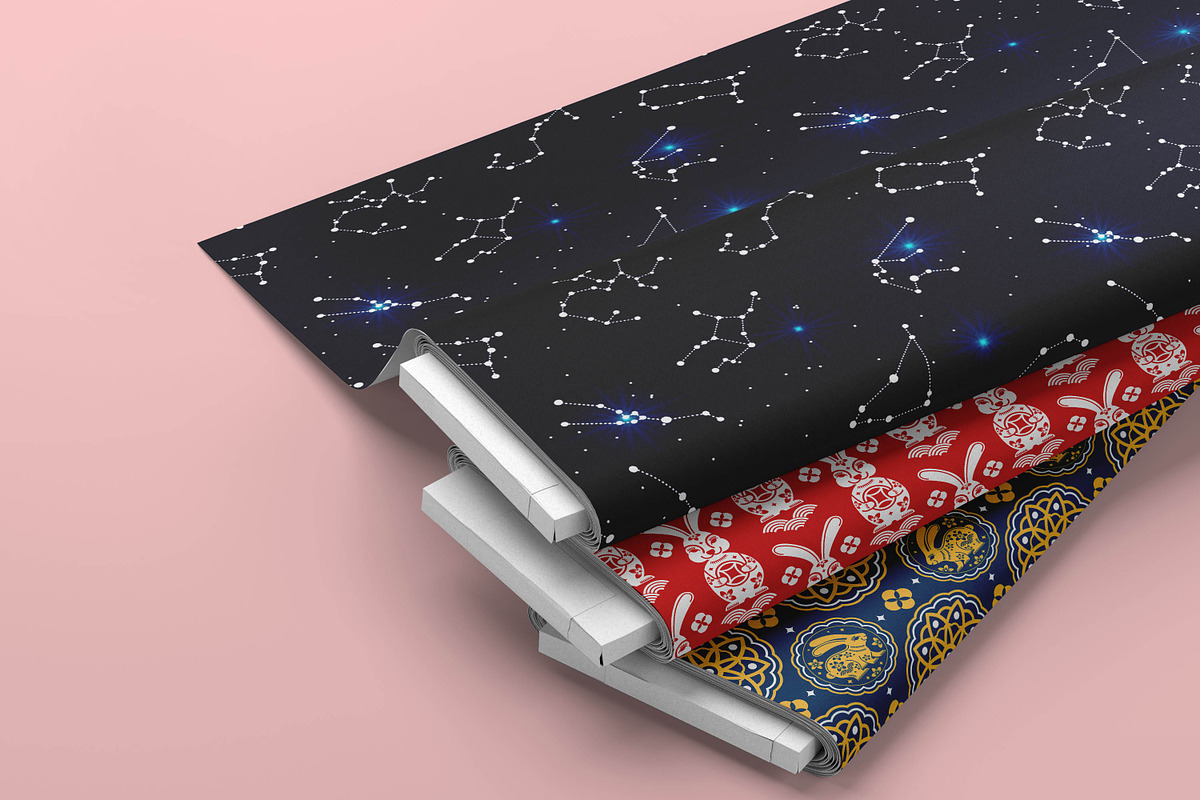 Zodiac Seamless Pattern, a Pattern Graphic by Digital Studio (Photo 3 of 5)