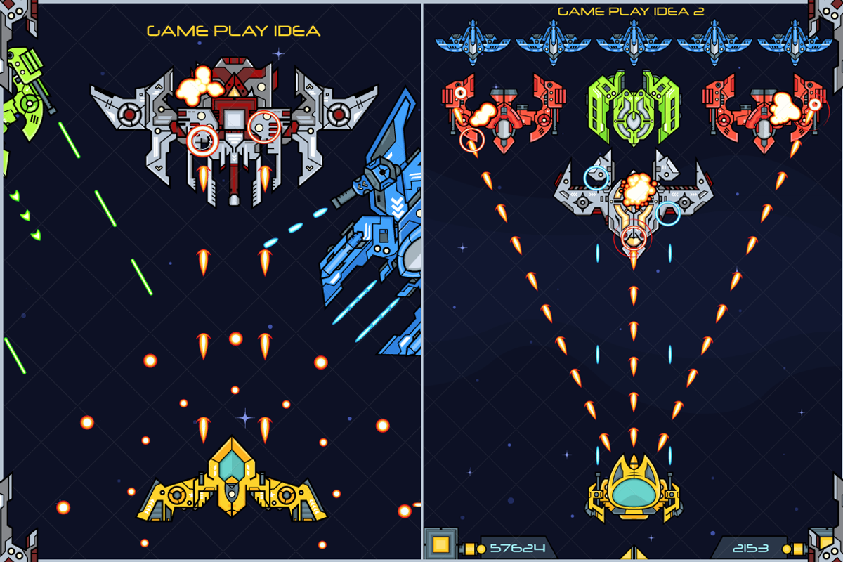 Spaceship Creation Kit - Game Assets, an iPad Mockup by pixaroma (Photo 5 of 5)