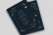 Simple Elegant Black Christmas Menu, a Flyer Template by VectorVactory (Thumbnail 3 of 4)