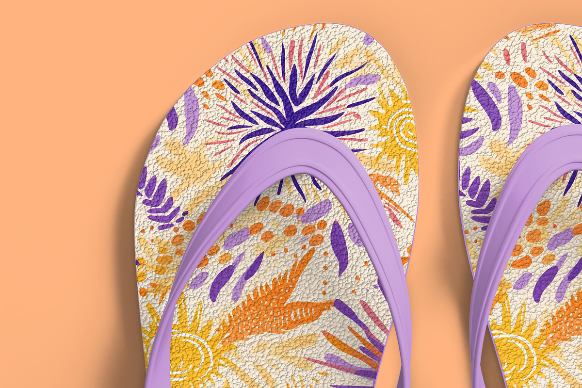 Flip Flops Packaging Mockup 6 Views, a Packaging Mockup by Illusiongraphic (Photo 18 of 20)