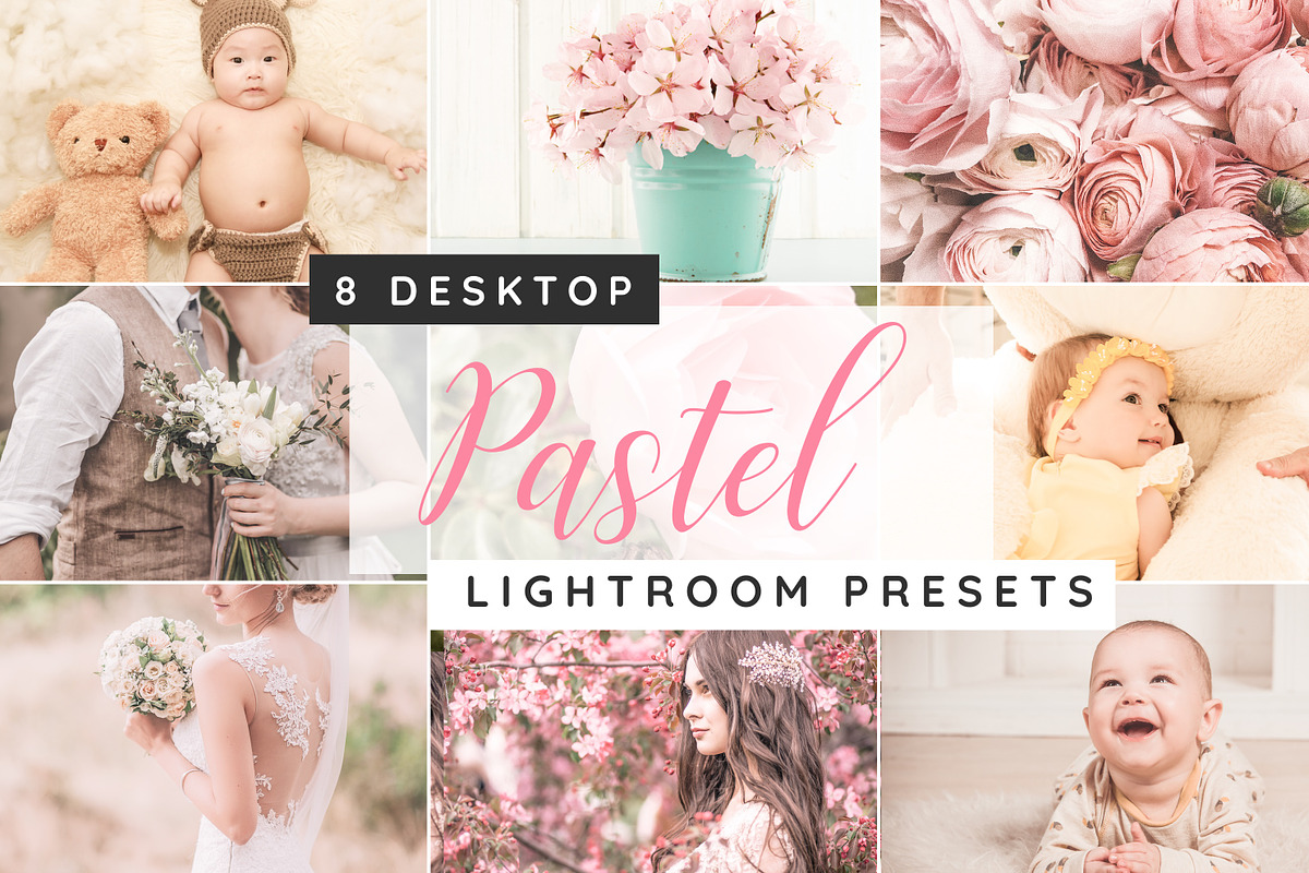 Lightroom pastel desktop presets, an Action Add-On by GDR Design (Photo 1 of 6)
