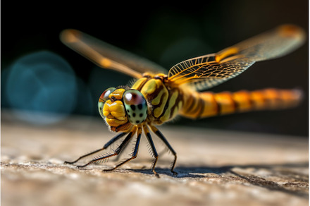 Dragonfly eyes wings insect nature, an Animal Photo by Ylivdesign