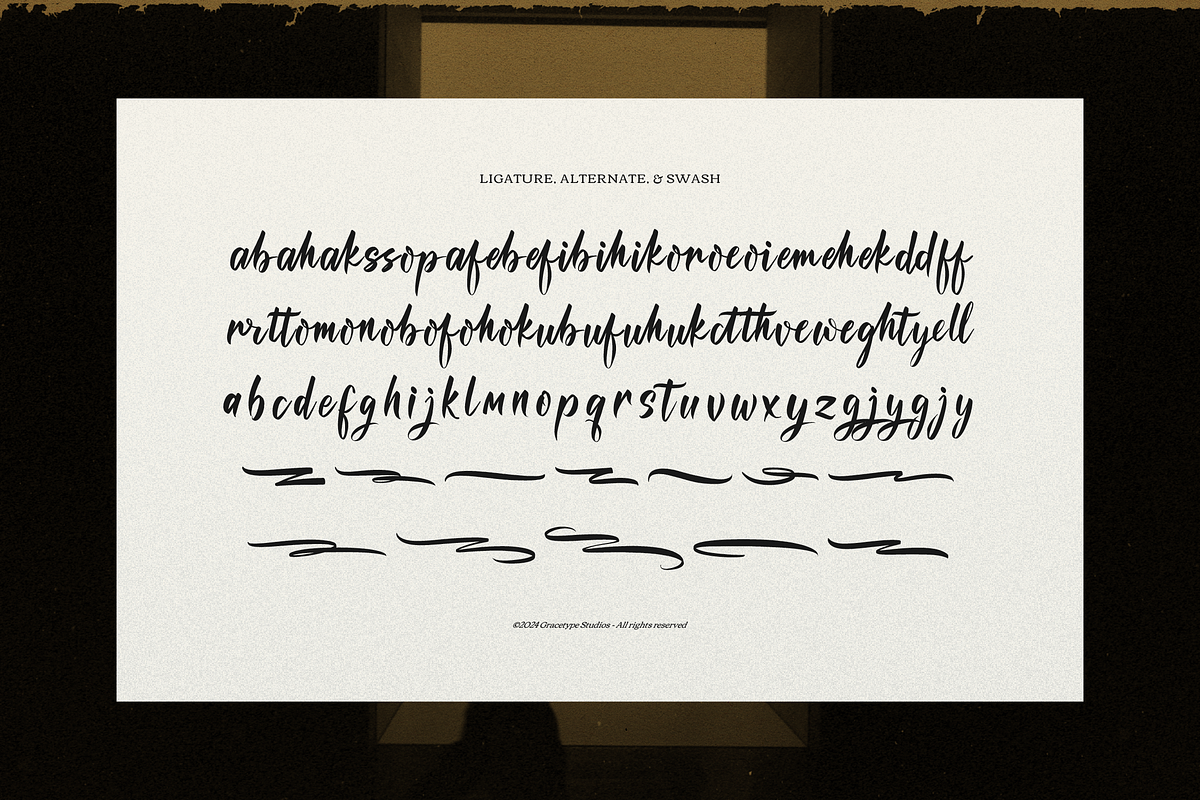 Fouragoh | Handwritten Script, a Font by gracetype_studio (Photo 11 of 12)