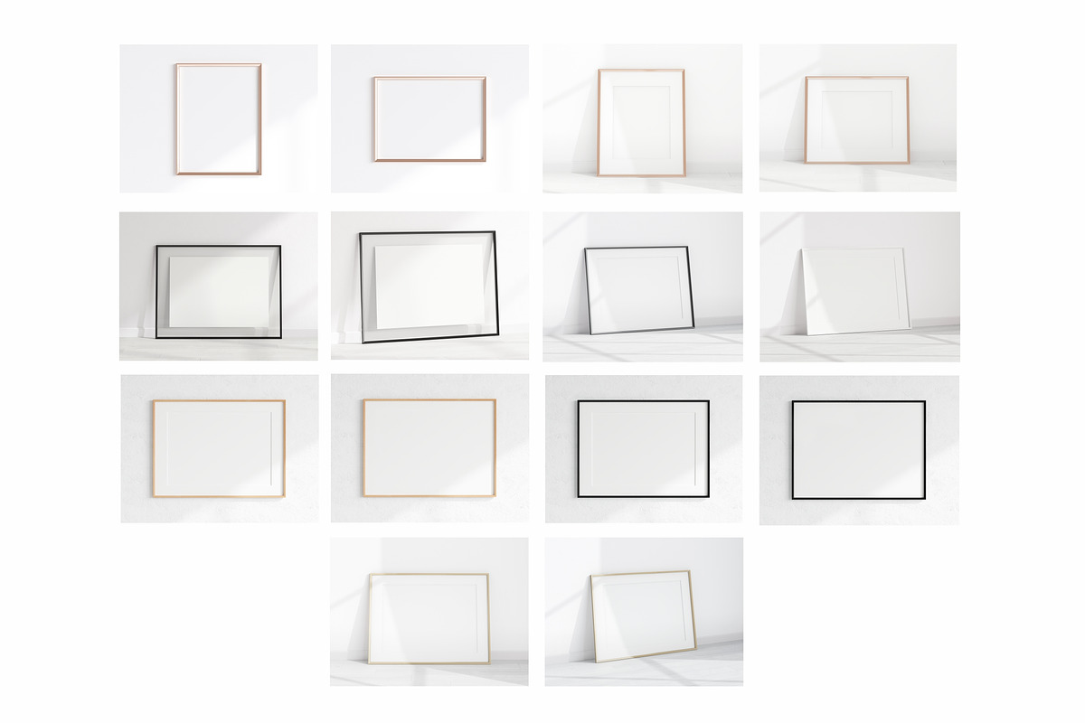 Minimalist Frame Mockup Bundle Set, a Print Template by VNmockup (Photo 11 of 16)