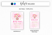 We can Bearly Wait Pink Baby Shower, an Invitation Template by SvetaArtStore (Thumbnail 3 of 6)