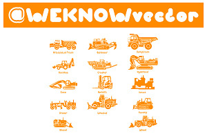 Bulldozer and friend, an Object Graphic by weknow