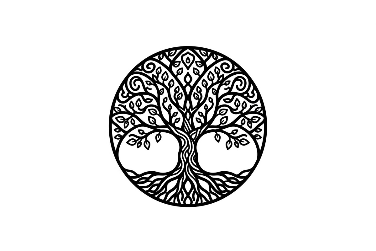Sacred Tree of Life Vector Bundle, an Illustration by Designs_River (Photo 21 of 51)