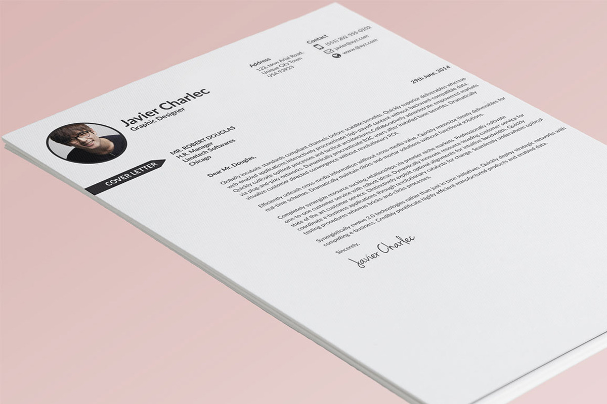 4 Page Professional Resume Template, a Resume Template by Made by Mancie (Photo 2 of 5)
