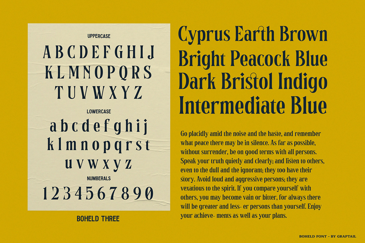 Boheld Font Collection preview 8