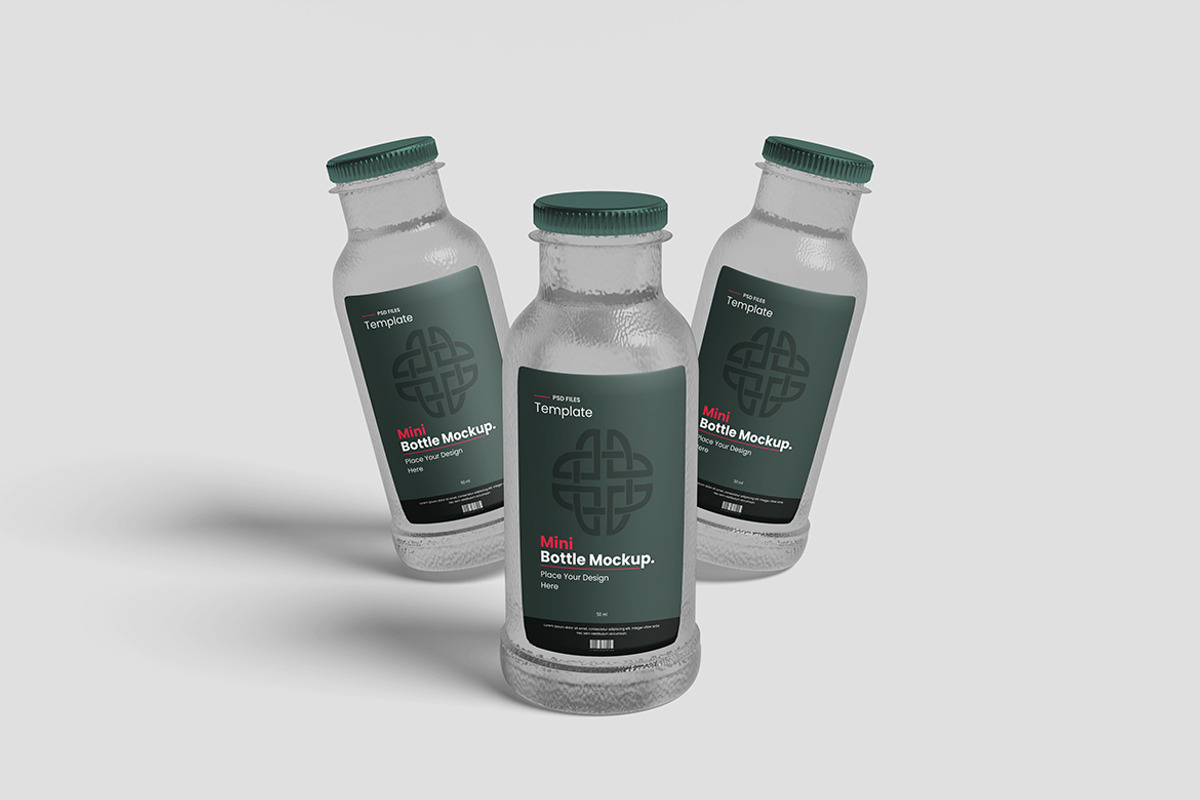 Glass Bottle Mockup, a Product Mockup by bimockup (Photo 4 of 6)