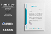 Letterhead Template, a Stationery Template by artisanHR (Thumbnail 1 of 6)