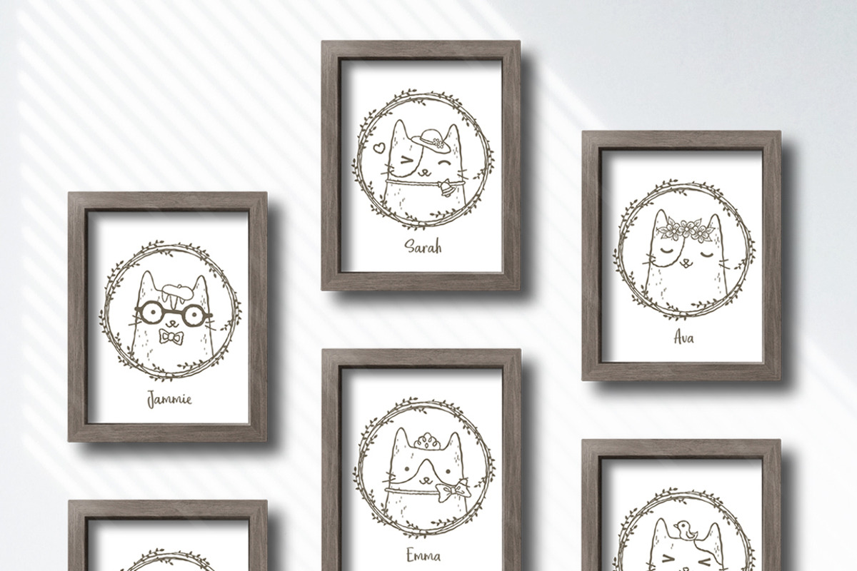 Cat Society - Cute Character Creator, an Animal Illustration by Euonia Meraki (Photo 14 of 15)