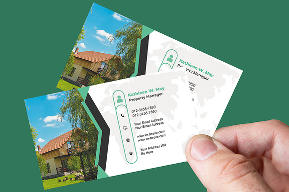 Realtor Business Card PSD Template preview 8