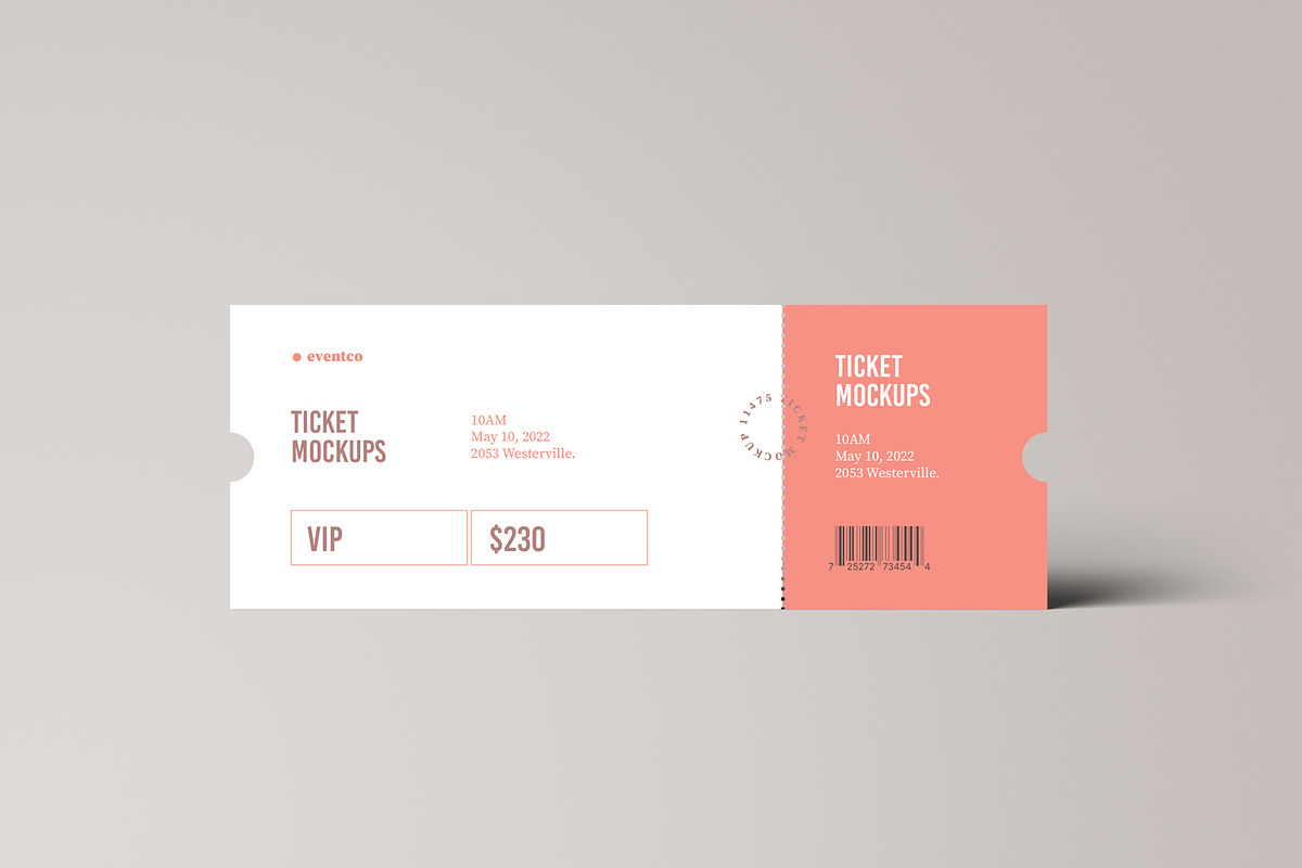 Ticket Mockups, a Print Template by artimasa (Photo 6 of 6)