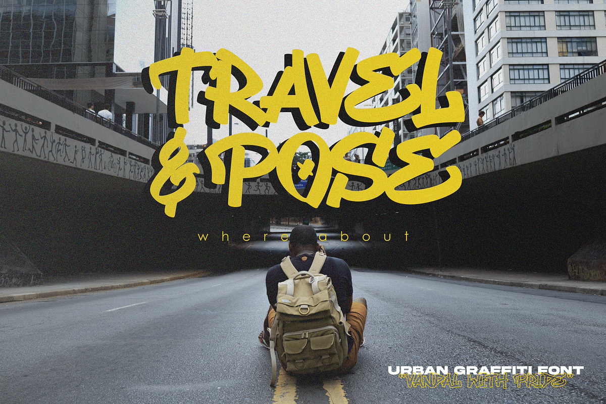 Urban Graffiti Font, a Font by Graphue (Photo 5 of 9)