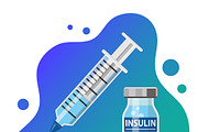 Control Your Diabetes Concepts, a Healthcare Illustration by TAlex (Thumbnail 2 of 6)