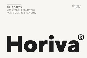 Horiva Sans Geometric | 50% OFF