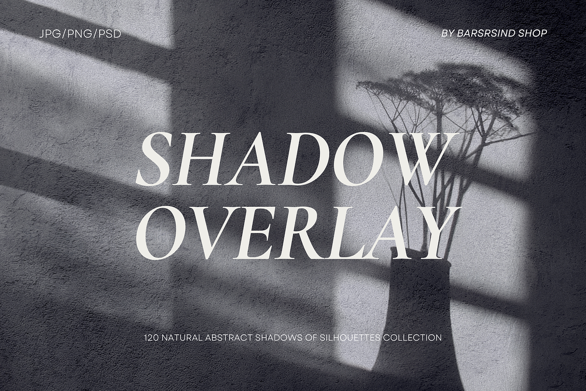 120 Shadows Overlays Bundle, a Texture Graphic by barsrsind (Photo 1 of 11)