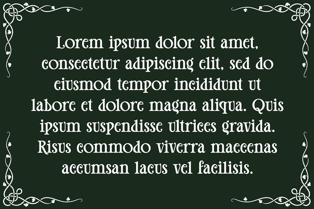Christmas Dignity - Swirl Serif Font, a Serif Font by Airotype (Photo 12 of 15)