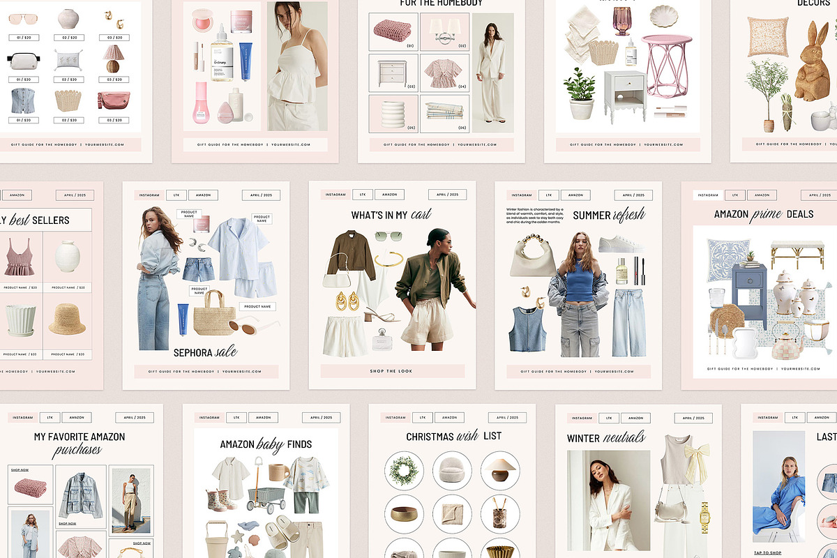 20 Canva LTK Instagram Template