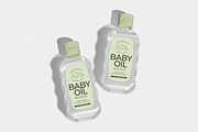 Baby Oil Bottle Mockup, a Packaging Mockup by Unerispace (Thumbnail 2 of 5)