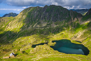 Aerial view and glacier lake, a Nature Photo by Alpine Dreams