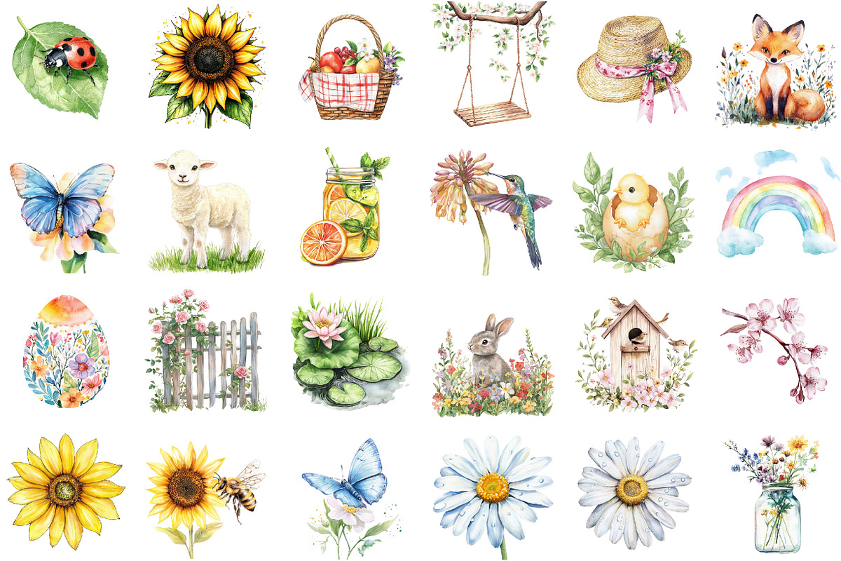 Spring Day Photographie Clipart, an Illustration by Sublimation Artist (Photo 2 of 6)