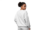 Women’s Sweater Mockup Template, a Hoody Mockup by graphypix (Thumbnail 4 of 4)